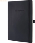 Sigel Notizbuch Conceptum A4 194 Seiten Softcover kariert 80g black