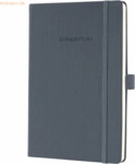3 x Sigel Notizbuch Conceptum A5 194 Seiten Hardcover kariert 80g dark