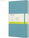 Moleskine Notizbuch Large A5 blanko Hardcover 120 Blatt riffblau