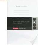 5 x Herlitz Einlagenheft flex A5 40 Blatt kariert (05) VE=2 St&uuml;ck