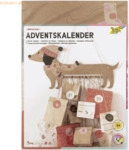 Folia Adventskalender-Set Sausage Dog 54-teilig
