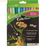 Tombow Dual-Fasermaler ABT mit Rundspitze/Pinselspitze VE=12 Farben pa