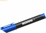 Kores Permanentmarker XP1 3mm Rundspitze blau