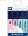 Staedtler Textmarker Textsurfer classic colors Pastell VE=4 St&uuml;ck