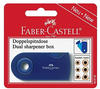 Faber Castell Doppelspitzdose Sleeve farbig sortiert auf Blisterkarte