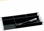 Wedo Stiftschale Exclusiv Acryl glasklar schwarz