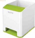 Leitz Stiftek&ouml;cher Wow Duo Colour Sound wei&szlig;/gr&uuml;n