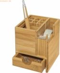 Wedo Tischorganizer Bambus incl. Klebebandabroller braun