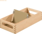 Han Karteitrog A7 quer Holz f&uuml;r 500-900 Karten
