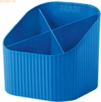 Han Schreibtischk&ouml;cher Re-X-Loop 4 F&auml;cher RC-Kunststoff blau