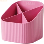 Han Schreibtischk&ouml;cher Re-X-Loop 4 F&auml;cher RC-Kunststoff rosa
