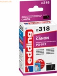 edding Druckerpatrone kompatibel mit Canon No. 512 (PG-512) black