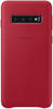 Samsung Samsung Galaxy S10 - Leather Cover EF-VG973, Red