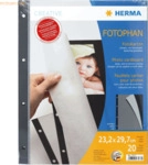 HERMA Fotokarton 232x297mm schwarz VE=20 Blatt