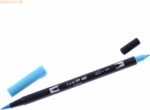 6 x Tombow Dual-Fasermaler ABT mit Rundspitze/Pinselspitze process blu