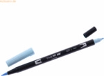 6 x Tombow Dual-Fasermaler ABT mit Rundspitze/Pinselspitze sky blue