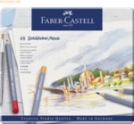 Faber Castell Aquarellstift Goldfaber sortiert im 48er Etui