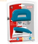 Novus Schreibtisch-Set Twinset Heftger&auml;t+Locher E 15/E 210 petrol