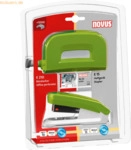 Novus Schreibtisch-Set Twinset Heftger&auml;t+Locher E 15/E 210 green