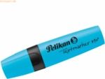 10 x Pelikan Textmarker 490 Leucht-Blau