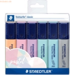 Staedtler Textmarker Textsurfer classic colors pastell VE=6 St&uuml;ck