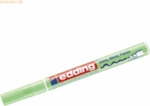 10 x Edding Glanzlack-Marker edding 751 1-2mm pastellgr&uuml;n