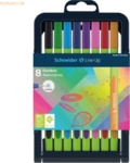 Schneider Fineliner Line-Up 0,4 mm 8er Stiftebox sortiert
