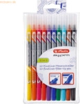 8 x Herlitz Faserschreiber-Feinliner my.pen 2 Spitzen VE=10 St&uuml;ck