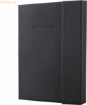Sigel Notizbuch Conceptum Pure A5 hardcover 97 Blatt kariert schwarz M