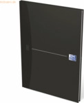 5 x Oxford Gesch&auml;ftsbuch Smart Black A4 liniert 96 Blatt schwarz