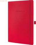 Sigel Notizbuch Conceptum A4 194 Seiten Softcover kariert 80g red