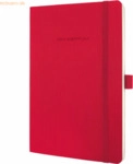 3 x Sigel Notizbuch Conceptum A5 194 Seiten Softcover kariert 80g red
