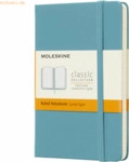 Moleskine Notizbuch Pocket A6 liniert Hardcover 96 Blatt riffblau