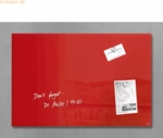 Sigel Magnetboard Glas artverum rot 60x40cm