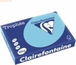 5 x Clairefontaine Kopierpapier Trophee A4 120g/qm VE=250 Blatt blau