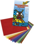 Folia Transparentpapier - Mappe 18,5 x 29,7 cm 42 g/qm 10 Farben sorti