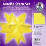 Ludwig B&auml;hr Faltbl&auml;tter Aurelio Stern Transparentpapier 115g/qm 20x20c