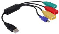 Delock Delock HUB USB2.0 4 Port extern Kabel