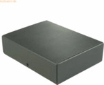 Elba Dokumentenmappe A4 Hartpappe F&uuml;llverm&ouml;gen 80mm schwarz