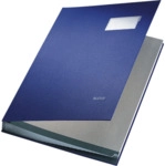 Leitz Unterschriftsmappe 20 F&auml;cher blau