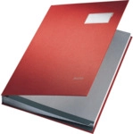 Leitz Unterschriftsmappe 20 F&auml;cher rot
