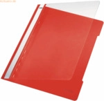 Leitz Sichthefter A4 PVC langes Beschriftungsfenster hellrot