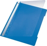 Leitz Sichthefter A4 PVC langes Beschriftungsfenster hellblau