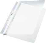 Leitz Einh&auml;ngehefter A4 2 kurze Beschriftungsfenster PVC wei&szlig;