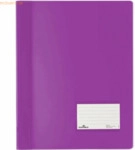25 x Durable Schnellhefter Duralux A4+ Hartfolie lila