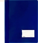 25 x Durable Schnellhefter Duralux A4+ Hartfolie dunkelblau