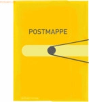 Herlitz Gummizugmappe A4 Postmappe gelb transparent to go