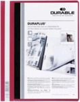 Durable Angebotshefter Duraplus A4 mit Sichttasche Folie rot