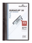 Durable Klemmmappe Duraclip Original 30 f&uuml;r 30 Blatt A4 schwarz