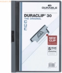 Durable Klemmmappe Duraclip Original 30 bis 30 Blatt A4 anthrazit/grau